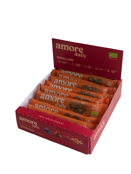 12бр. Нисковъглехидратен AMORE Бар - Солен Карамел